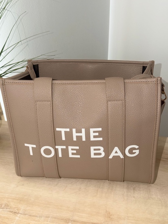 Handbags - The Tote Bag Beige Logo Tote